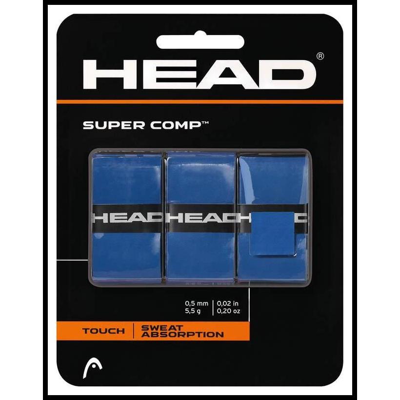 Head Supercomp Tennis Overgrip 285088 - Grip Tennis (Biru) Promo