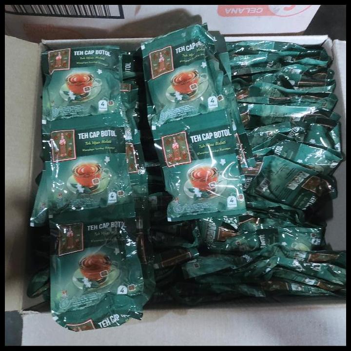 Teh Cap Botol Celup Sachet 1 Dus Isi 240 Pcs Hijau Melati Terbaru