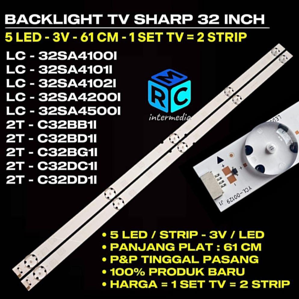 HOT DEALS BACKLIGHT TV SHARP 32 INCH LC-32SA4100I 32SA4101I 32SA4102I 32SA4500I 2T-C32BB1I 2T-C32BD1