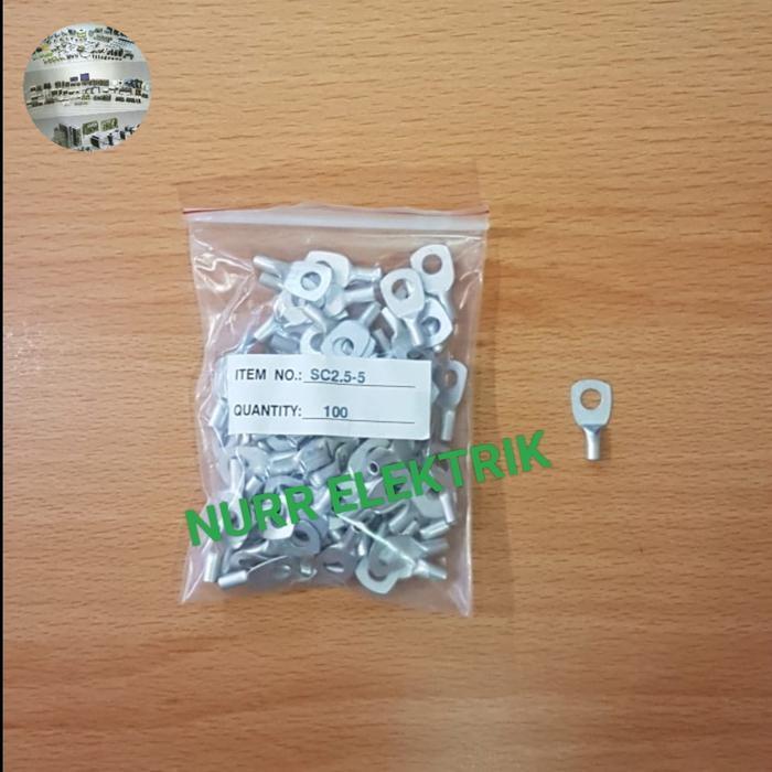 Skun Kabel Kabel Skun Sc 2,5mm 2,5-4 / 2,5-5 / 2,5-6 ( 100 pcs )