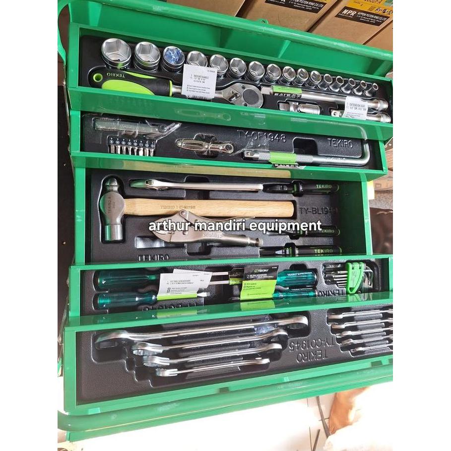 Terlaris Toolbox 3 Susun Tekiro 72Pcs Mekanik Toolbox Kit Isi Lengkap 72Pcs Toolkit Box Set Tekiro