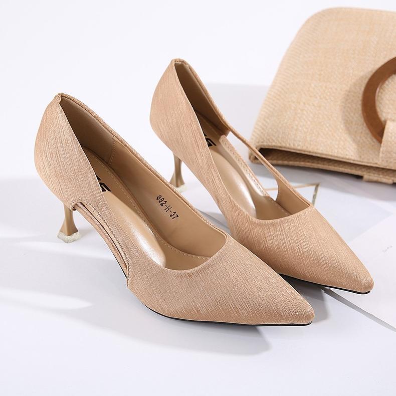 New Xes 882-H / Sepatu Wanita High Heels Basic Import Premium