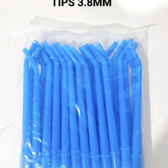 SUCTION SALIVA TIPS ASPIRATOR DISPOSIBLE ISI 25 PCS / DENTAL SUCTION HVE