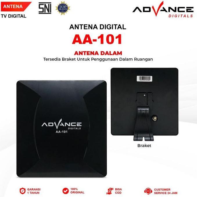 DEAL TERBAIK - Advance Antena AA101 TV Digital TV tabung dan LED TV Indoor Outdoor AA-101 Dalam Luar