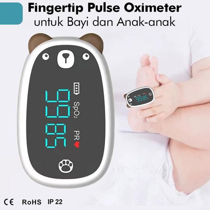 Oximeter Bayi Balita & Anak-anak Fingertip Pulse Oximeter baby & Kids