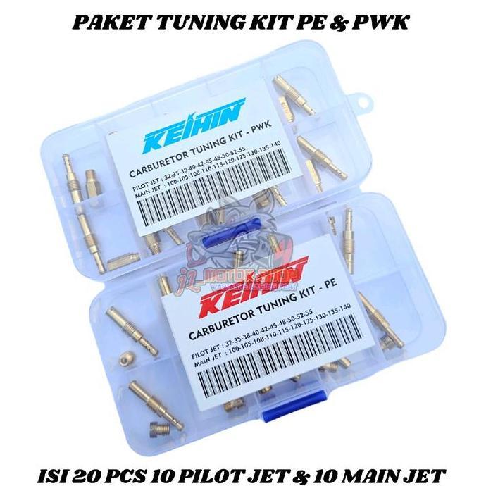 Parts- Paket Spuyer Pilot Jet Main Jet 20 Pcs Pwk Pe Pwl Pwm Pj Sudco 10 Mainjet 10 Pilot Jet