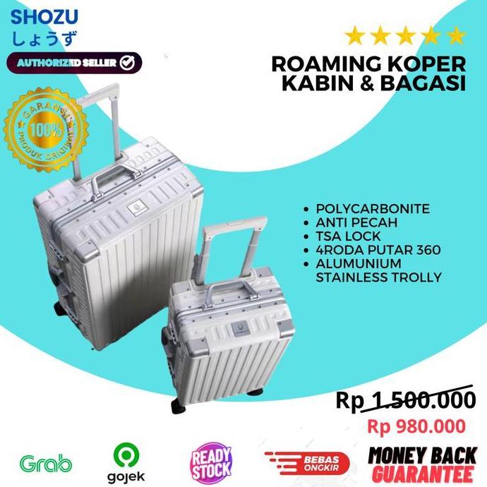 Koper Roaming Koper Kabin & Bagasi Import Suitcase Luggage Murah