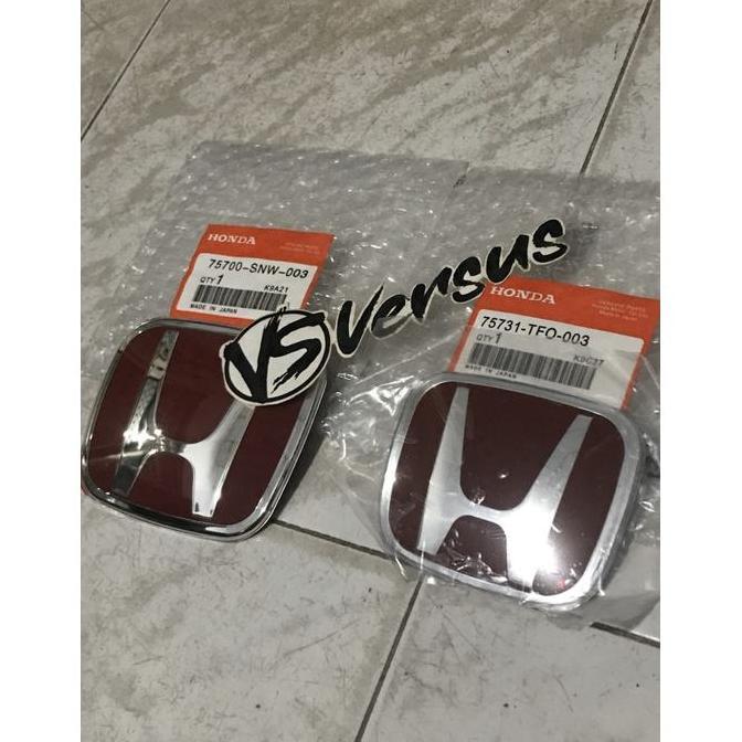 Promo Emblem/Logo Honda Merah Honda Jazz GE 8 Jazz 2008 2009 2010 2011 2012 2013 Diskon
