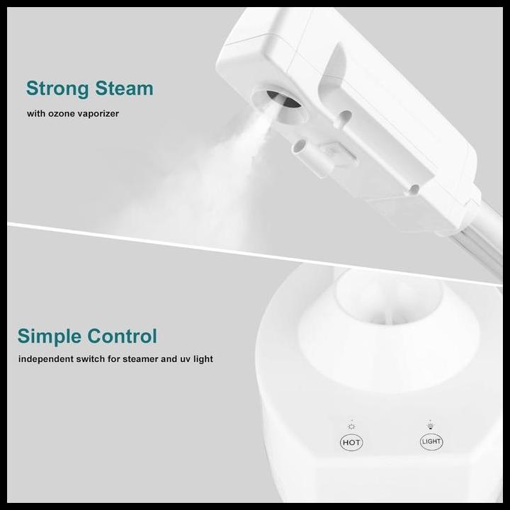 Best Seller Uap Wajah Vapozone Facial 3 In 1 Stand Steamer Facial Uap Thermal Mist Sprayer Lampu Fac