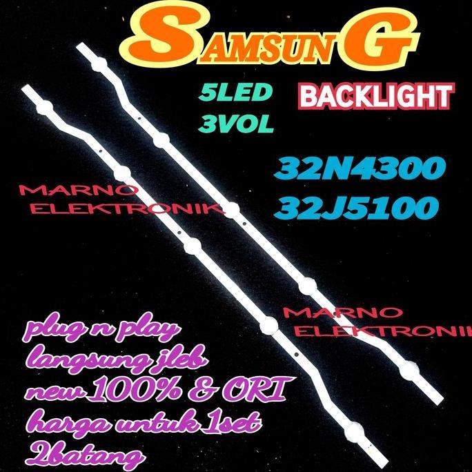 BACKLIGHT SAMSUNG UA32N4300AK UA32J5100AK UA32N4300 UA 32N4300 32J5100 TERBAIK