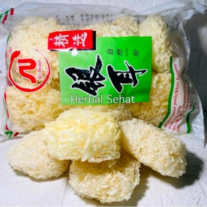Newnature- Jamur Es 100 Gram Jamur Putih Super / Jamur Salju / White Fungsu Organik Food