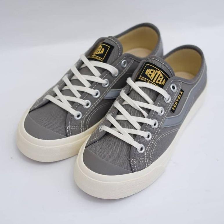 Termurah Sepatu Vantela New Public Grey Original 100% Pria Kanvas Official Store
