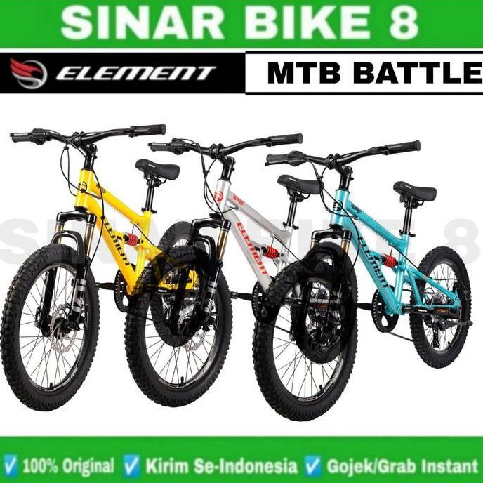 Terlaris Sepeda Gunung Mtb Element Mtb Battle Ukuran 20 Inch