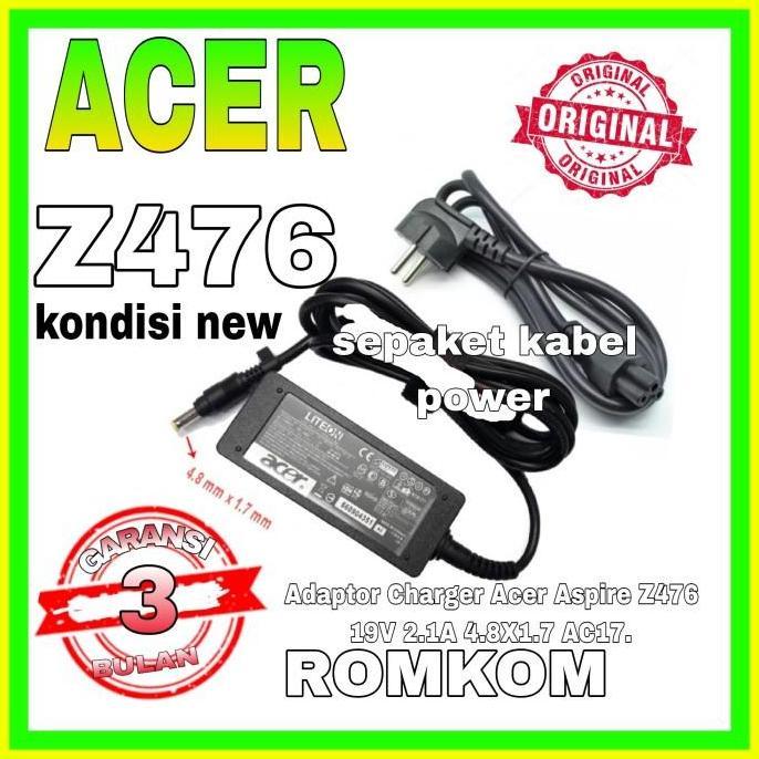 TERMURAH - Adaptor Charger Casan Laptop ORIGINAL Acer Aspire Z476 31TB Z476-31TB