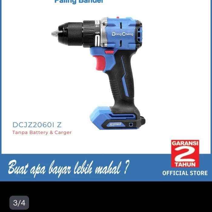 BOR CORDLESS BRUSLESS DONGCHENG DCJZ2060Z tipe ONLY