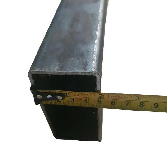 Besi Holo Hitam 5 x 10 CM Tebal 2,8mm Panjang 10