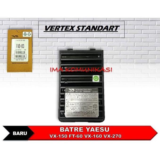 MURAH BERKUALITAS - BATRE HT YAESU VX-150 FT-60 VX-160 VX-270 FNB-83