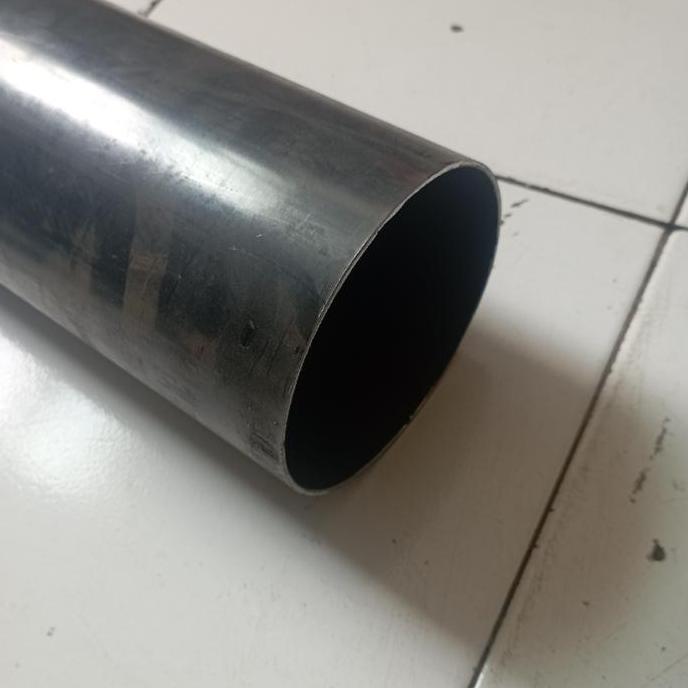 Pipa besi hitam 3 inch tebal 2 mm panjang 120 CM