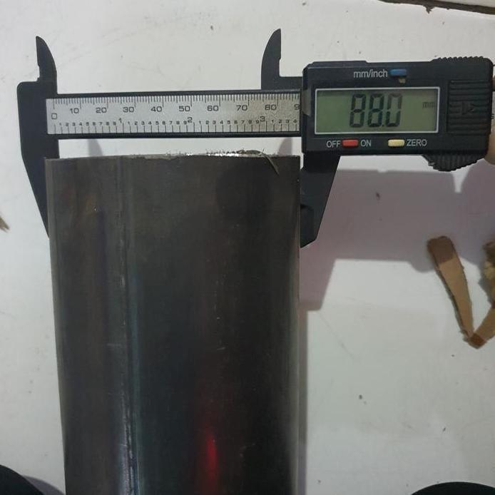 Pipa Besi Hitam 3 Inch 2,8 mm Panjang 120CM