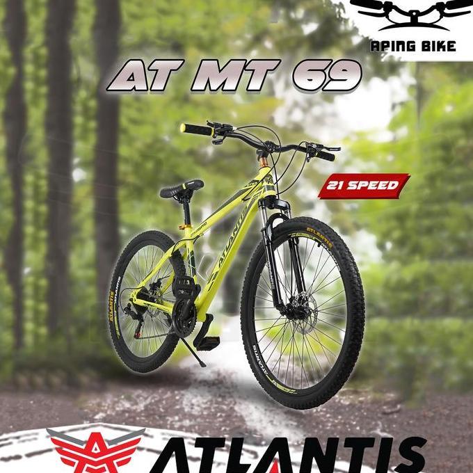 Terlaris Sepeda Atlantis At-69 24" 26" 27.5" Sepeda Mtb Atlantis Sepeda Gunung