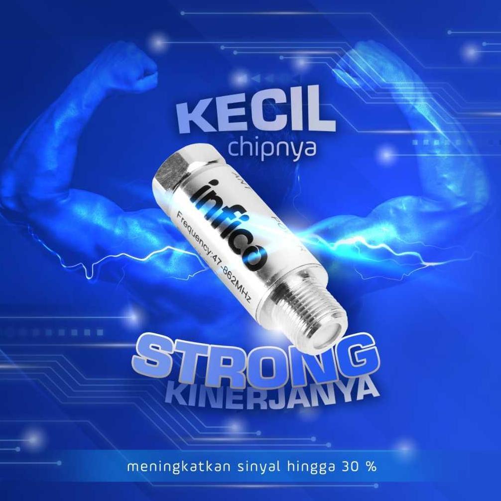 TERBARU Infico Booster Sinyal Antena Infico Full HD Smart Chip IDA-001