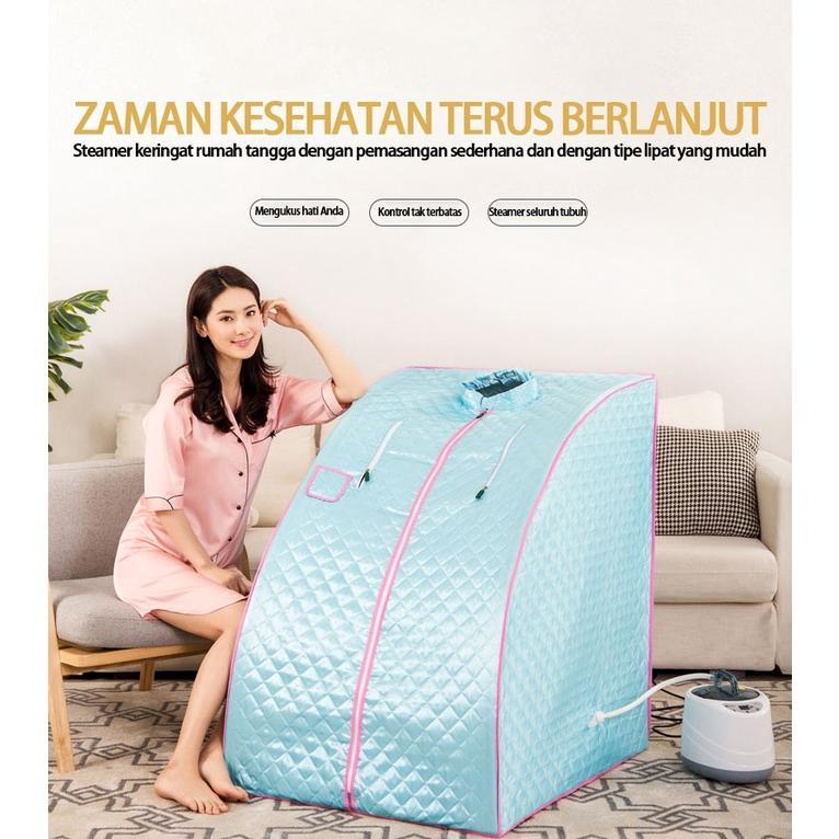 New Jf Kotak Sauna / Portable Steam Sauna Alat Pelangsing Tubuh / Alat Spa /Alat Mandi Uap -Jf Caban