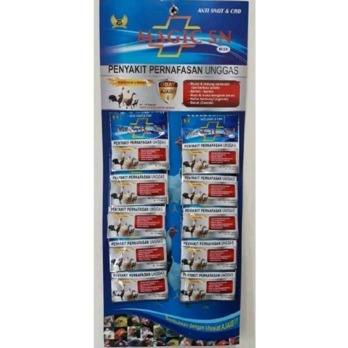 MAGIC SN BIRU ( 1 RENTENG 10 SACHET) MAGIC SN BLUE