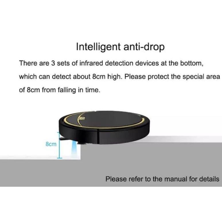 PROMO TERBARU Sweeping And Mopping Vacuum Robot RS300 Anti-Tabrakan