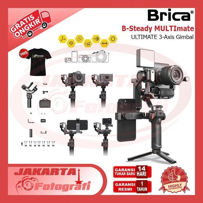 Brica B-Steady BSteady Multi 3Axis Gimbal Stabilizer Kamera