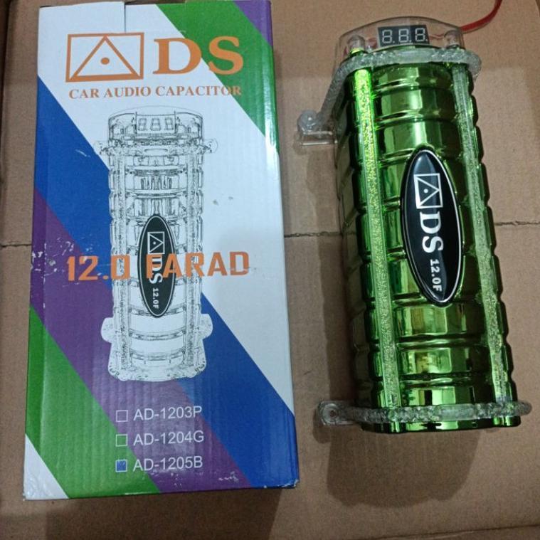 KAPASITOR ADS LED 12 FARAD DIGITAL POWER CAPASITOR DC 12 VOLT