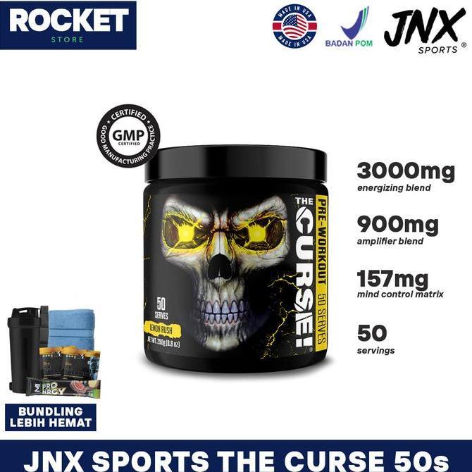 JNX Sports The Curse 50 servings - Suplemen Fitness Pre-workout PWO
