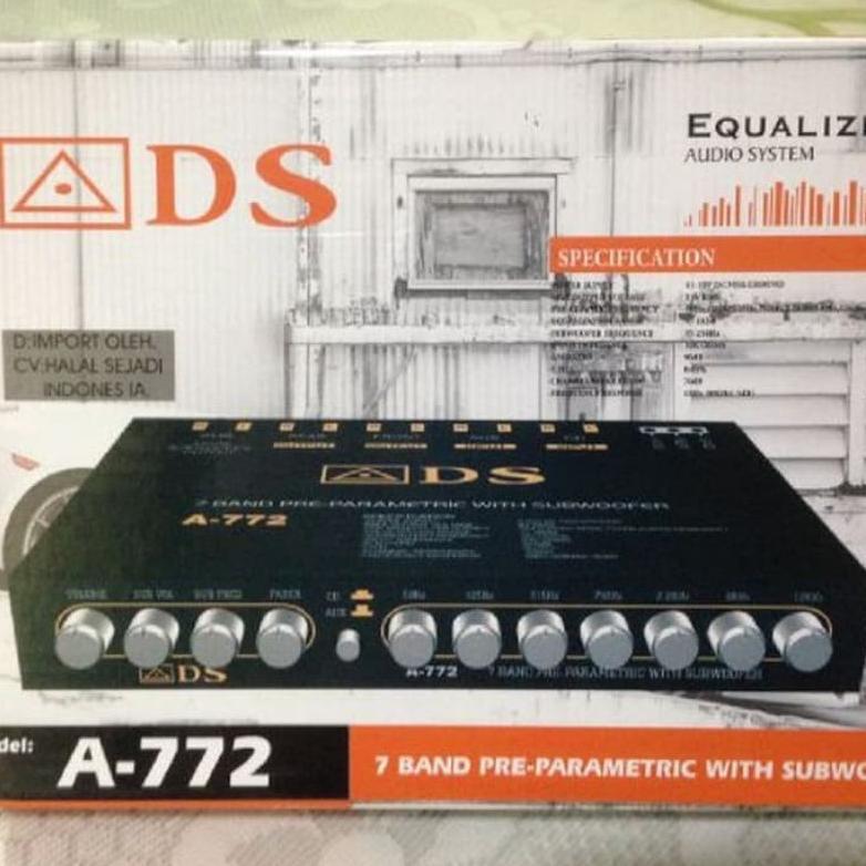 PARAMETRIC EQUALIZER ADS 772 7 BAND