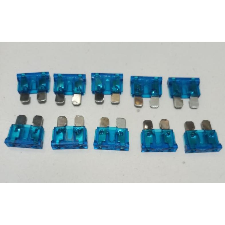 10PC SEKRING 15 AMPER SIKRING GEPENG FUSE MINI 15AMPER