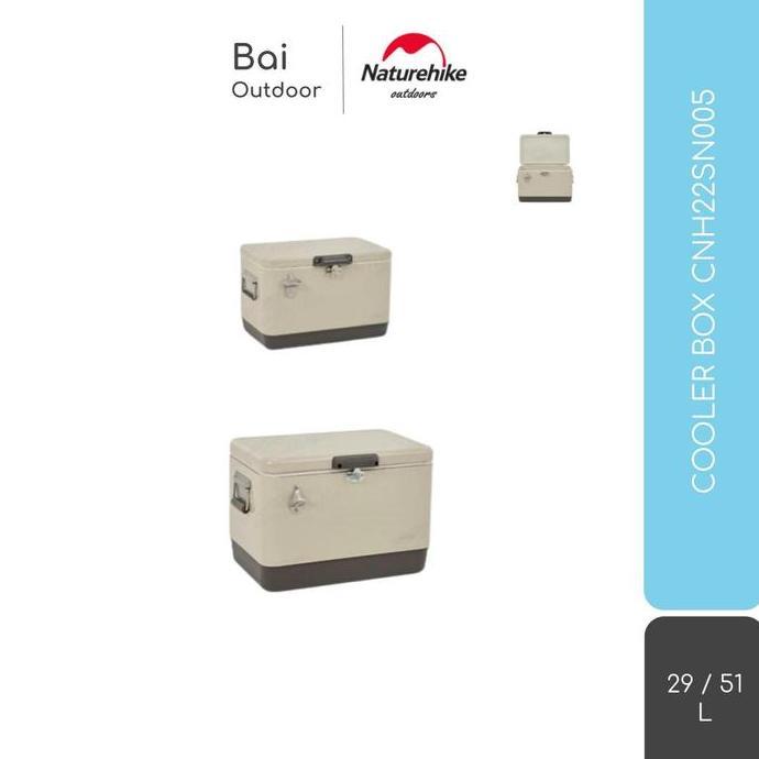 (Best) COOLER BOX PENDINGIN MAKANAN MINUMAN CAMPING NATUREHIKE CNH22SN005