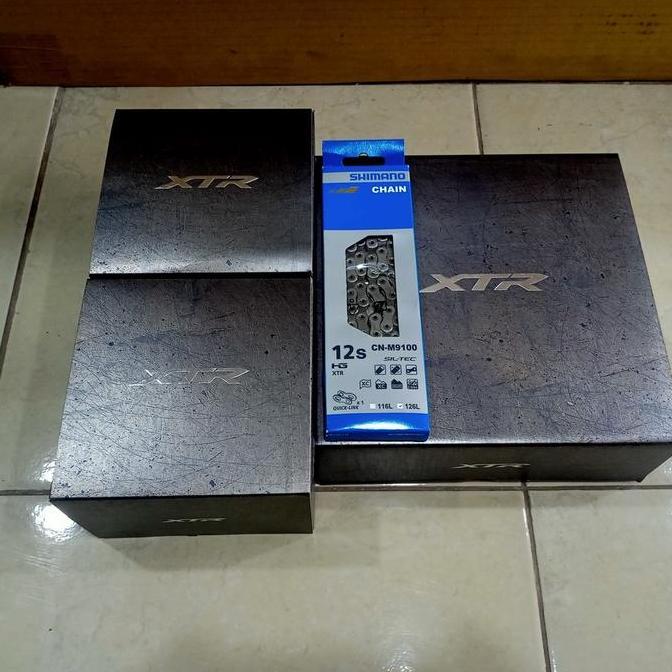SHIMANO XTR GS-M9100 1x12 Speed Mini Groupset Sepeda MTB