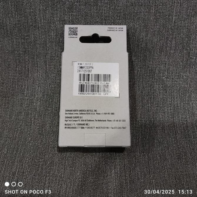 Adaptor Rotor SHIMANO SM-MA-F203 Adapter Rotor 203 Post Mount Cakram Piringan Sepeda MTB