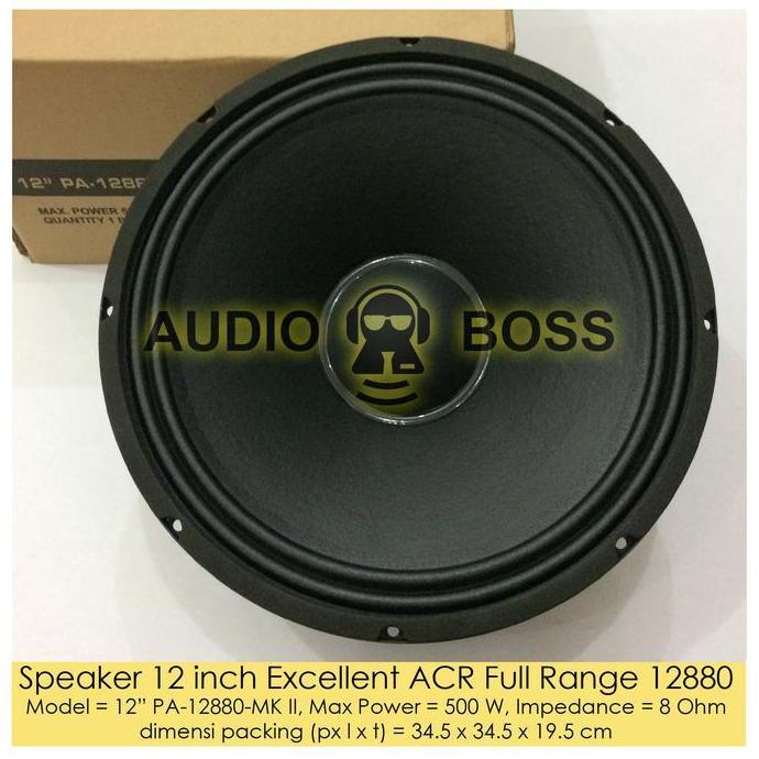 Speaker 12 Inch Excellent ACR Full Range 12880 - Speaker ACR 12" 12880