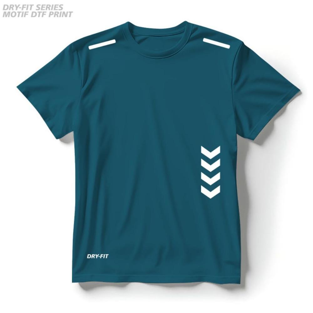 PROMO Baju Kaos Dryfit Training Jersey Olahraga Sport Gym Fitness Running Joging Tenis Badminton Bul
