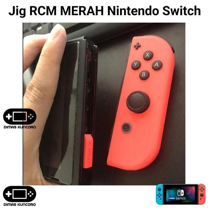 Jig RCM MERAH Nintendo Switch custom firmware tool loader nintendo switch