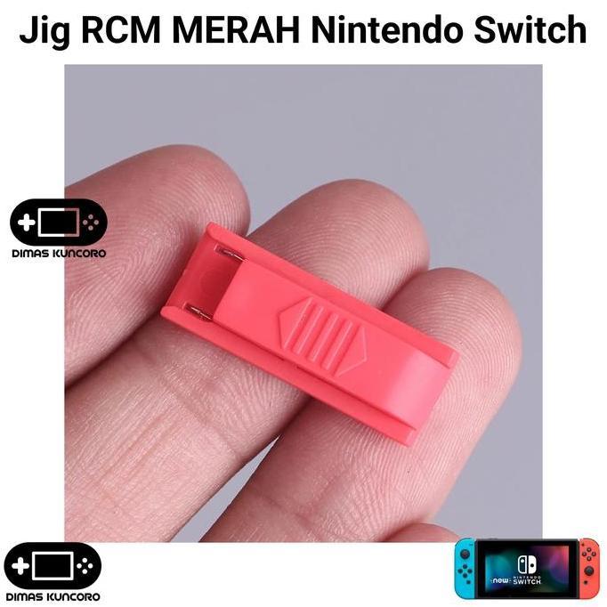 Jig RCM MERAH Nintendo Switch custom cfw tool sakelar loader nintendo switch
