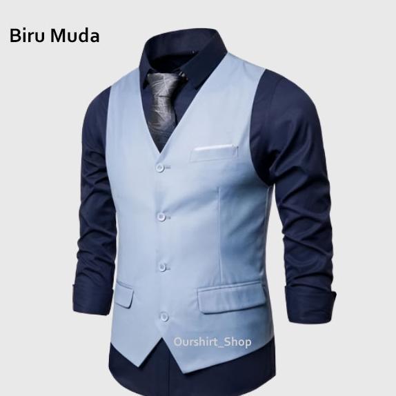 Diskon Setelan Jas Celana Biru Muda Formal / Jas Formal Pria / Jas Kantor / Jas Nikah Terbaru