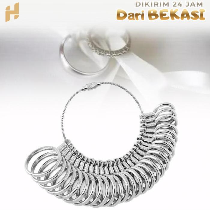 Alat Pengukur Cincin Jari/Ring Ukuran Jari Cincin/Alat Ukur Cincin Jari/Ring Finger Size