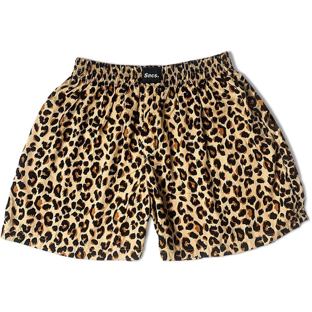 Boxer Pants Leopard Snackingchoices Katun Rayon Unisex