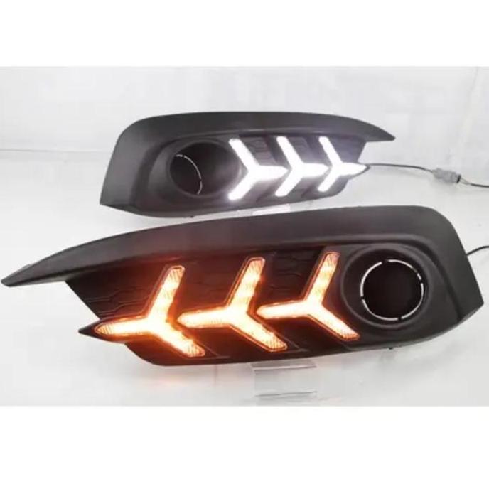 LED DRL Honda Civic Turbo Sedan 2016 - 2020 Fungsi 3Warna Sein Running