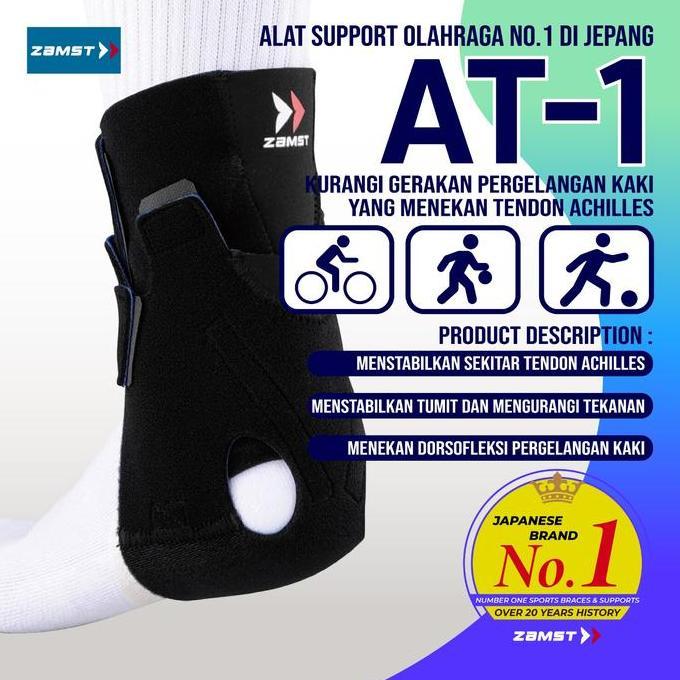 Achilles Tendon Support Deker Tumit Zamst AT-1 Japan Original