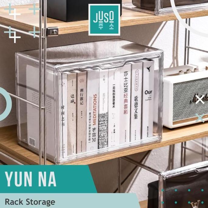 Promo Container Box Akrilik Buku Transparent Acrylic Book Magazine Organizer