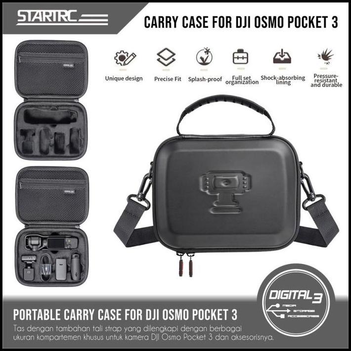 STARTRC Storage Bag DJI Osmo Pocket 3 / Pocket 2 Carry Case Tas