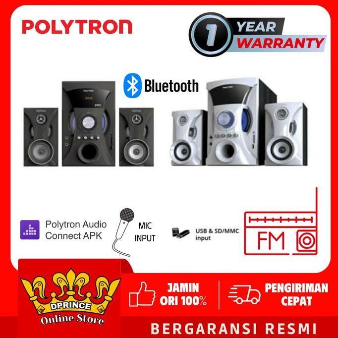 POLYTRON PMA 9525 /W Multimedia 9525 FM Bluetooth Speaker PMA 9525 /B