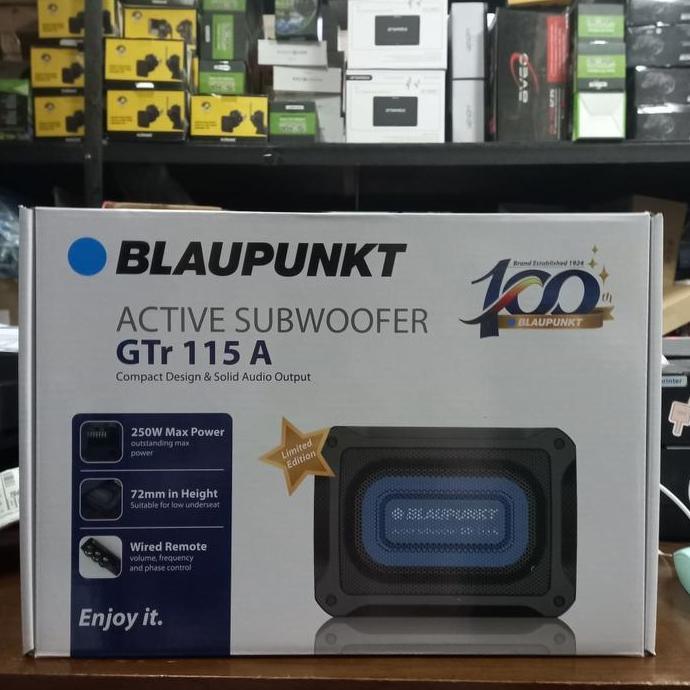 Subwoofer Kolong Aktif BLAUPUNKT GTr-115A / Slim Basstube Blaupunkt