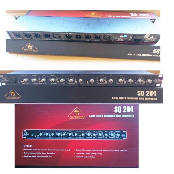 Crossover Aktiv Soudqueen 204. 4 y subwoofer
